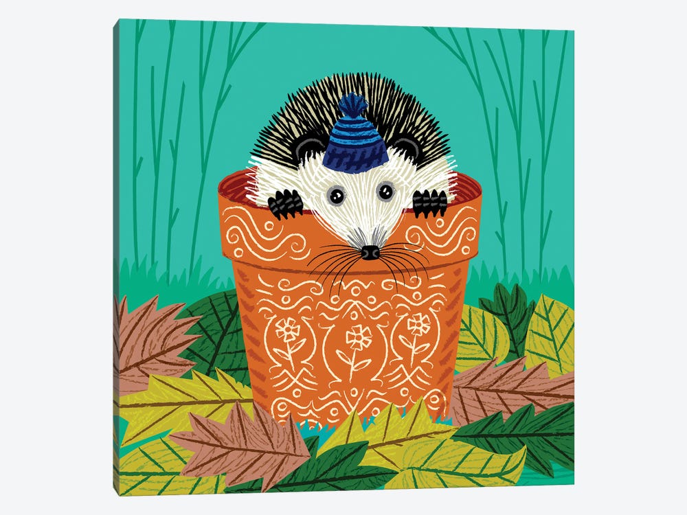 A Hedgehog's Home by Oliver Lake 1-piece Canvas Print