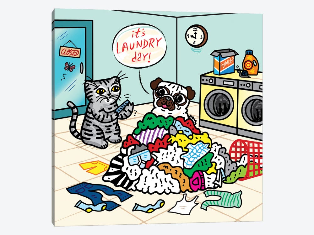 Laundry Day by Oliver Lake 1-piece Art Print