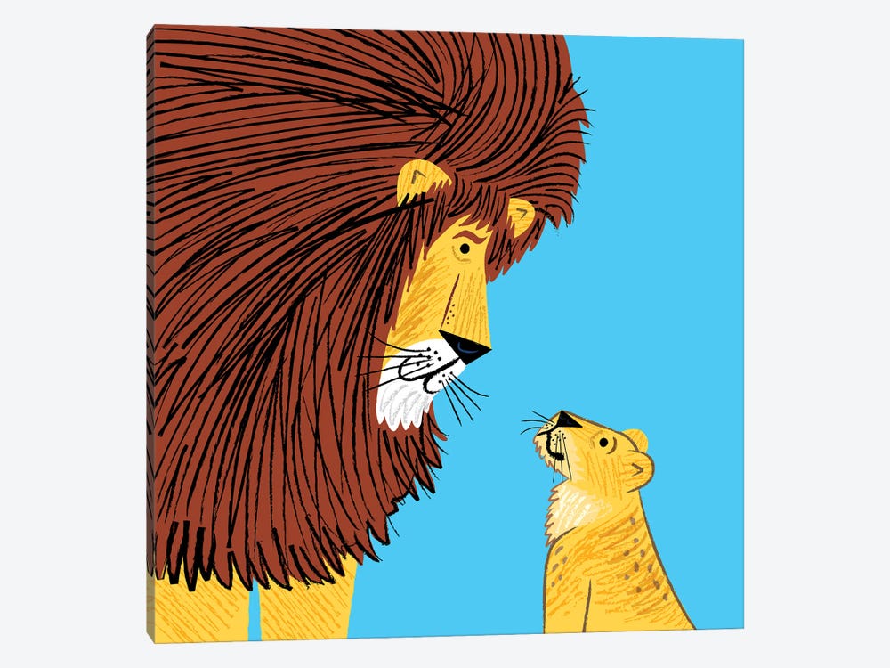 Listen To The Lion by Oliver Lake 1-piece Canvas Wall Art