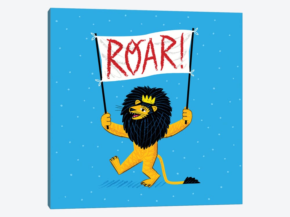 Roar by Oliver Lake 1-piece Canvas Art Print