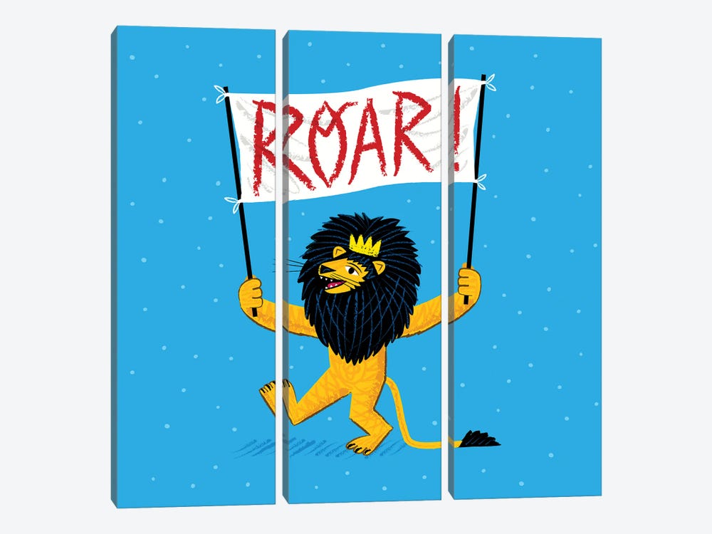 Roar by Oliver Lake 3-piece Art Print