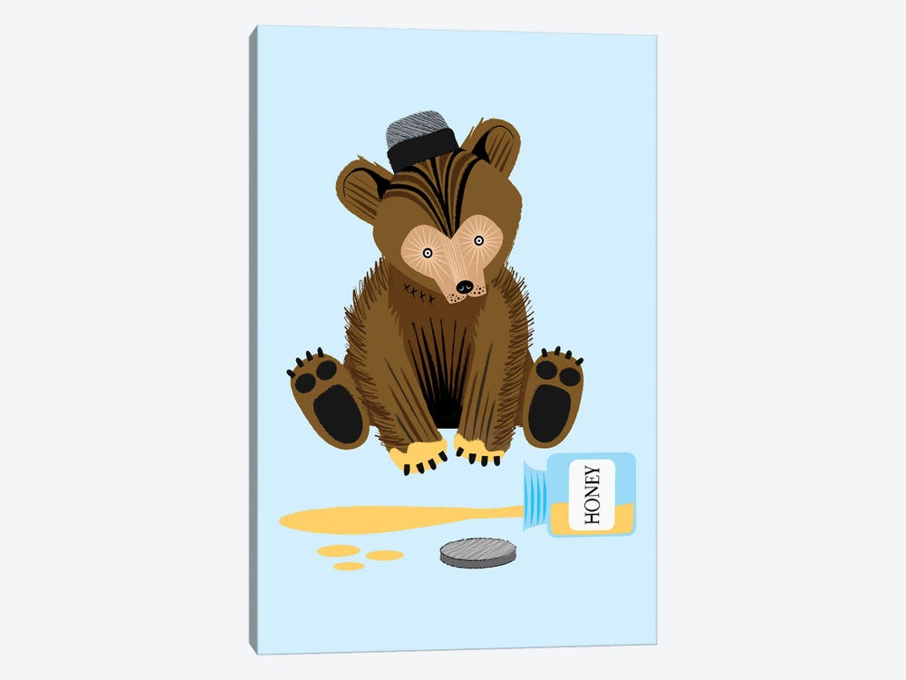 The Honey Bear by Oliver Lake 1-piece Canvas Art Print