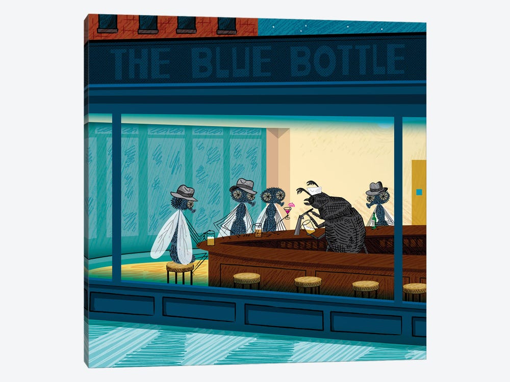 Barflies by Oliver Lake 1-piece Canvas Art Print