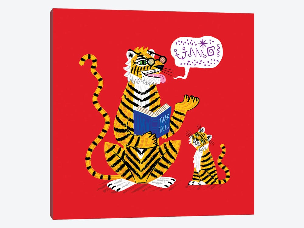 Tiger Tales by Oliver Lake 1-piece Canvas Artwork