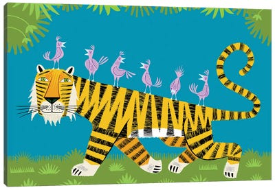 Tiger Transportation Canvas Art Print - Oliver Lake