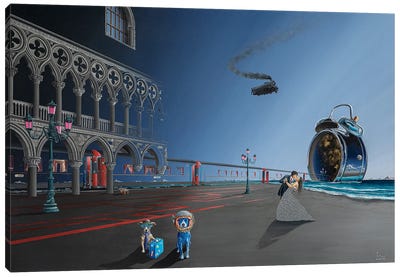 The Departure Canvas Art Print - Dimensions in Time