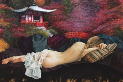 Japan by Omar Ortiz multi panel art