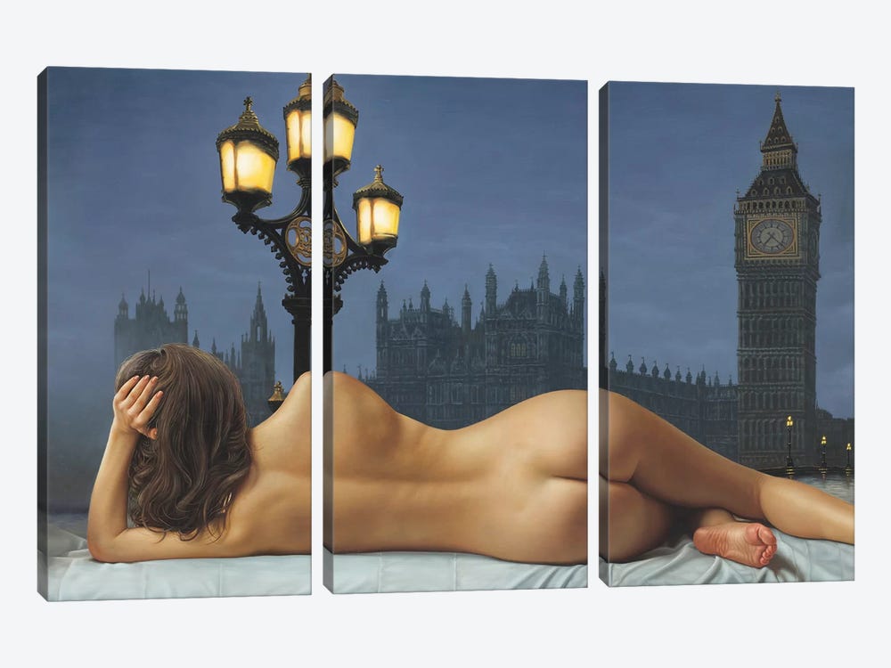 London by Omar Ortiz 3-piece Canvas Print