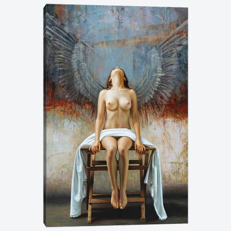 Angel Canvas Print #OMO2} by Omar Ortiz Art Print
