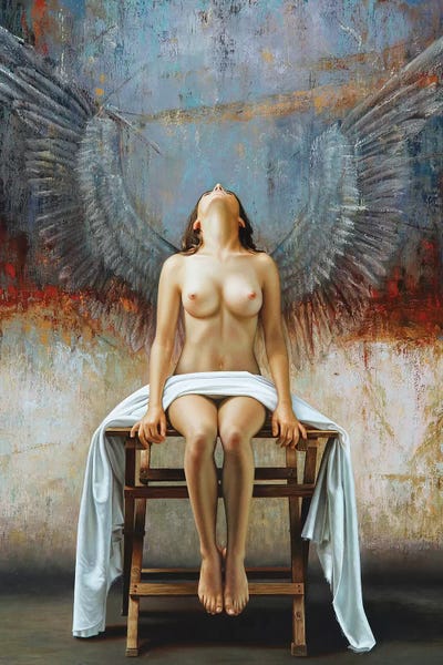 Contemporary Fine Art: Angel by Omar Ortiz