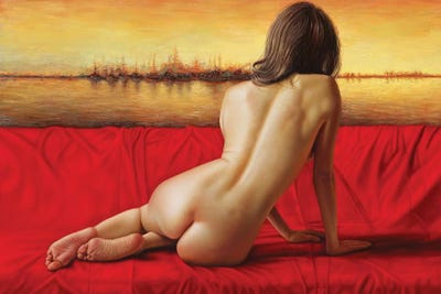 The Port by Omar Ortiz framed wall art