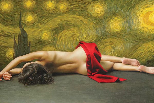 Unexpected Red: The Starry Night by Omar Ortiz