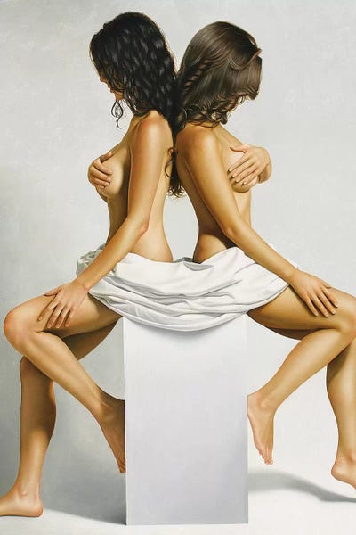 Twins by Omar Ortiz framed wall art