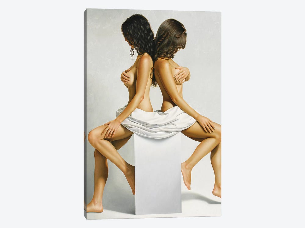 Twins by Omar Ortiz 1-piece Canvas Artwork