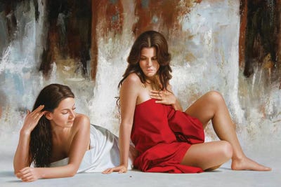 Earth Angels by Omar Ortiz framed wall art