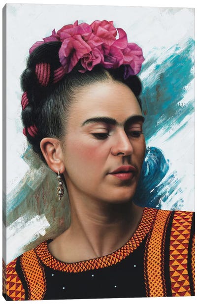 Frida Kahlo Canvas Art Print - Omar Ortiz