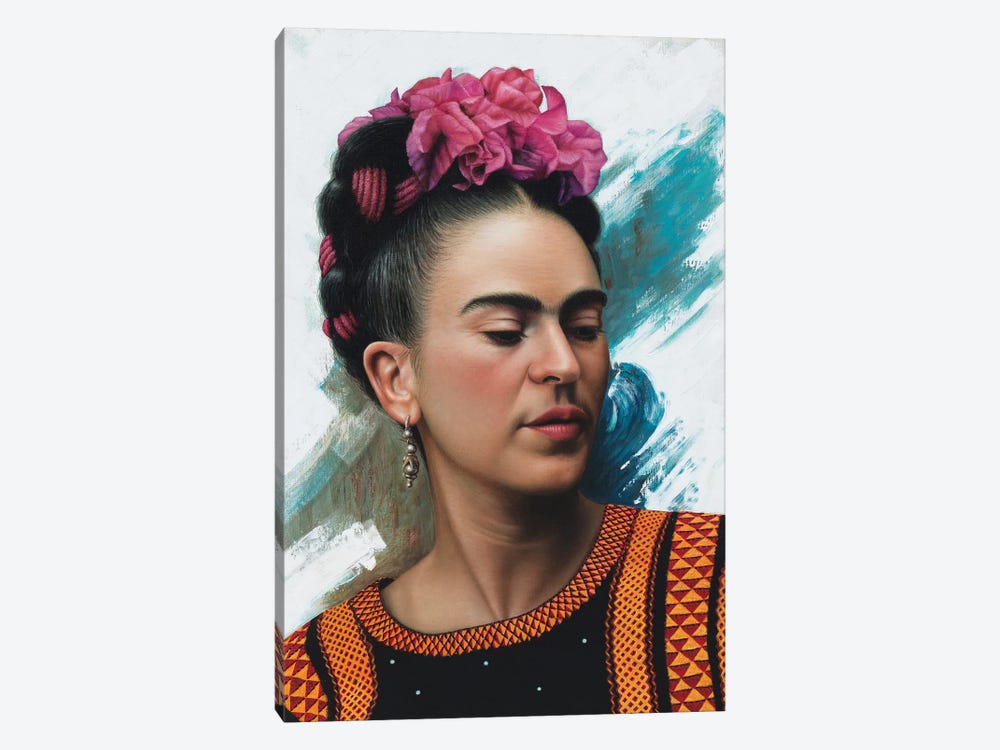 Frida Kahlo by Omar Ortiz 1-piece Canvas Art