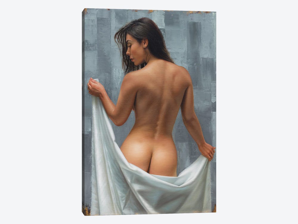 Between Gray by Omar Ortiz 1-piece Canvas Print