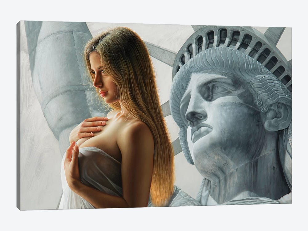 New York by Omar Ortiz 1-piece Canvas Print