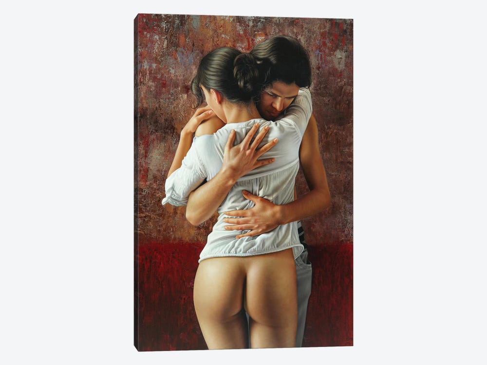 The Hug by Omar Ortiz 1-piece Canvas Art Print