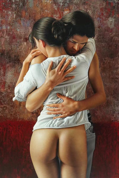Romantic Bedroom (Couples): The Hug by Omar Ortiz