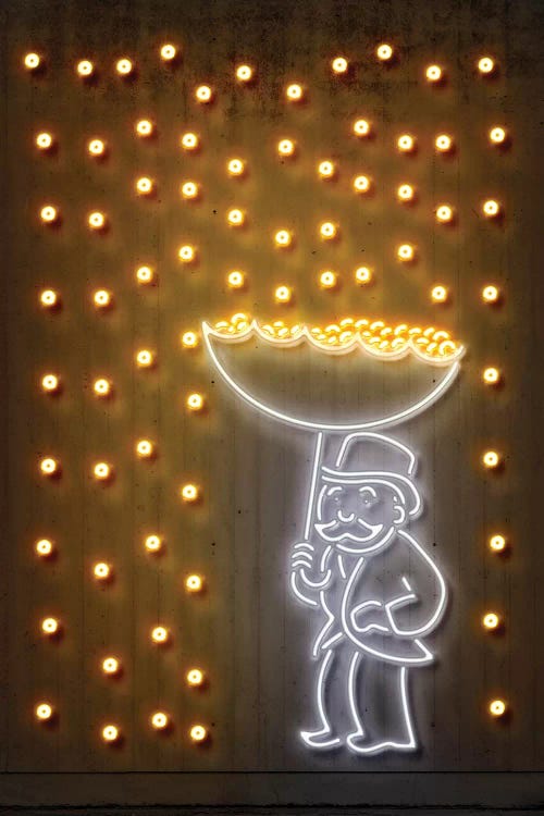 Money Rain by Octavian Mielu wall art