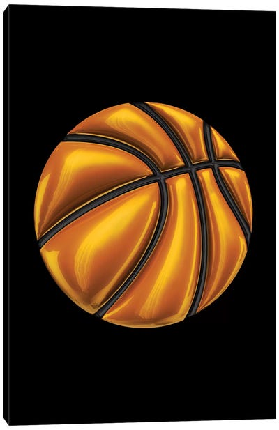 Basketball Canvas Art Print - Kids Sports Art