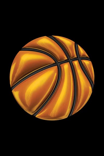 Kids Sports Art: Basketball by Octavian Mielu