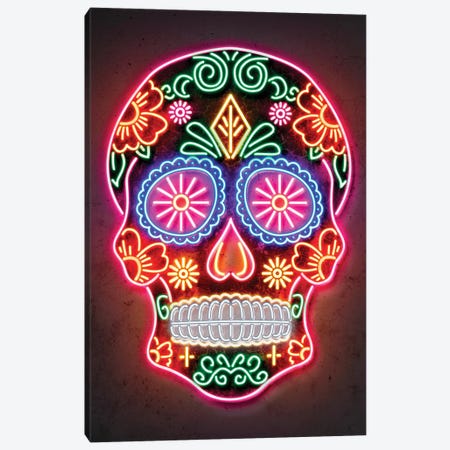 Day Of The Dead Canvas Print #OMU172} by Octavian Mielu Canvas Wall Art