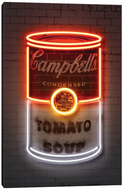 Soup can Canvas Art Print - Street Art & Graffiti