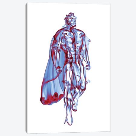 Superman Canvas Print #OMU19} by Octavian Mielu Canvas Print