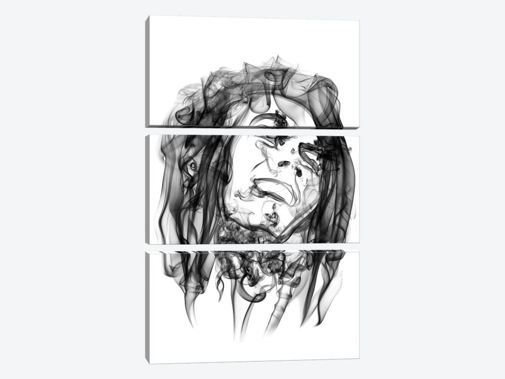 Bob Marley by Octavian Mielu 3-piece Canvas Art Print