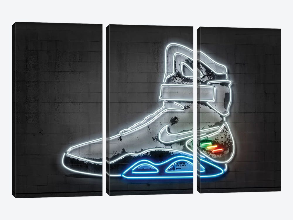 Future Sneaker by Octavian Mielu 3-piece Canvas Art Print