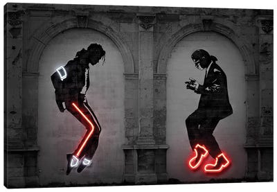 Dance Fiction Canvas Art Print - Michael Jackson