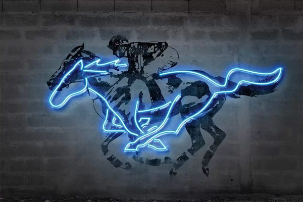 Neon: Mustang by Octavian Mielu