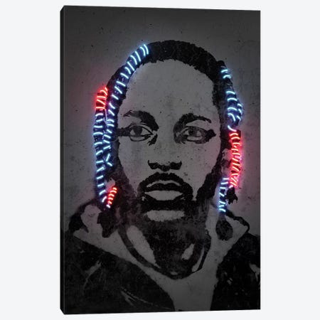 Kendrick Lamar Canvas Print #OMU221} by Octavian Mielu Canvas Artwork