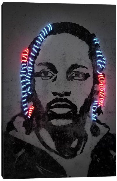 Kendrick Lamar Canvas Art Print - Octavian Mielu