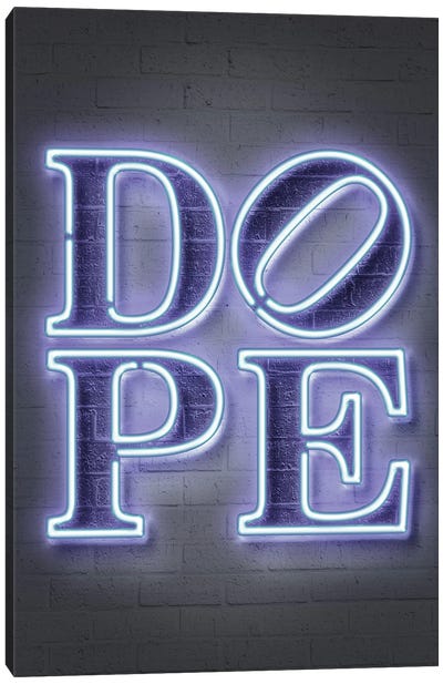 Dope Canvas Art Print - Neon Art
