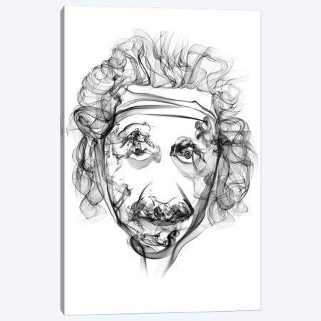 Albert Einstein Canvas Print #OMU26} by Octavian Mielu Art Print