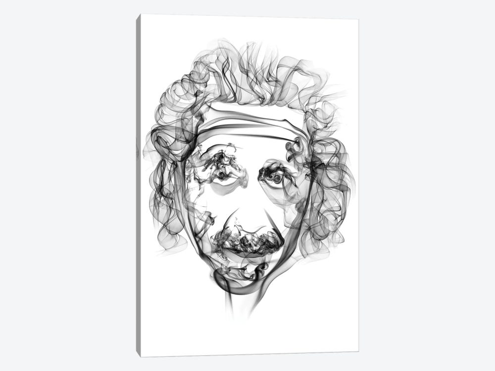 Albert Einstein by Octavian Mielu 1-piece Canvas Artwork