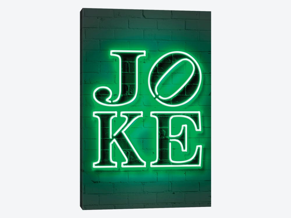 Joke Neon by Octavian Mielu 1-piece Canvas Art