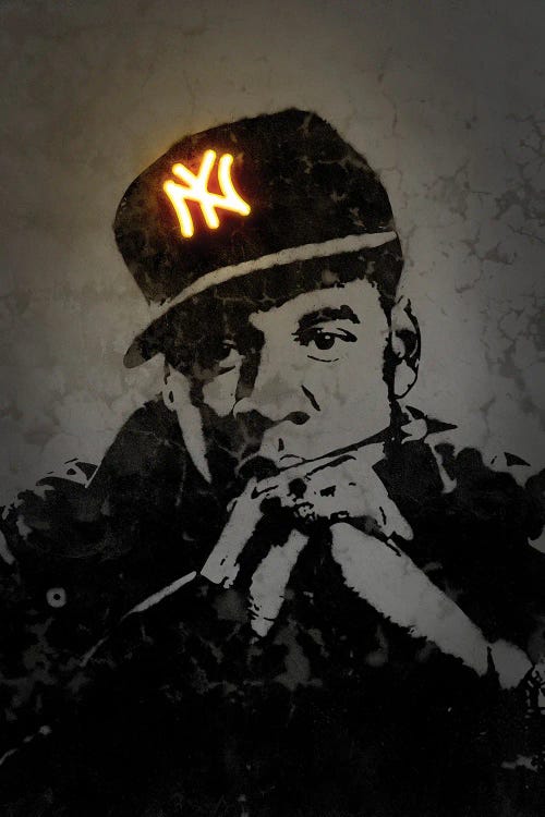 Jay Z by Octavian Mielu wall art