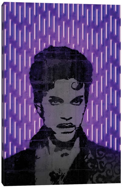 Prince Canvas Art Print - Neon Art