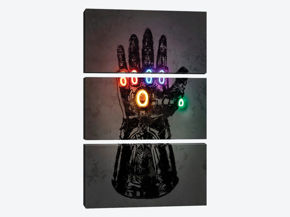 Thanos Glove by Octavian Mielu 3-piece Canvas Art