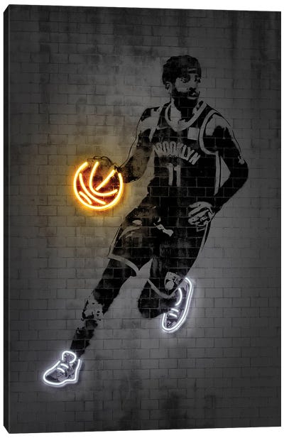 Kyrie Irving Canvas Art Print - Basketball Art