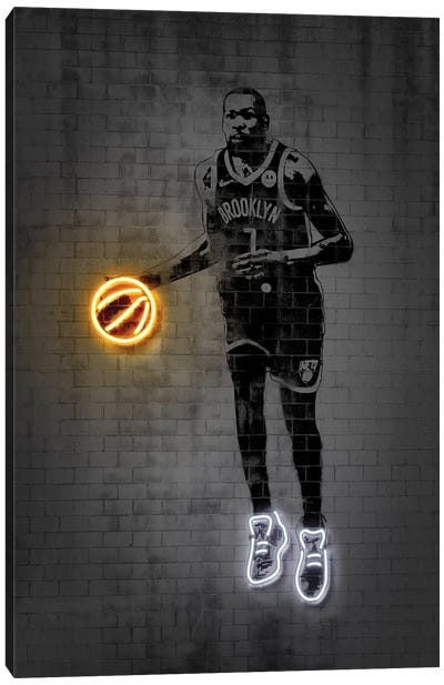 Kevin Durant Canvas Art Print - Basketball Art