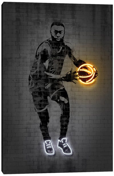 Jaylen Brown Canvas Art Print - Basketball Art
