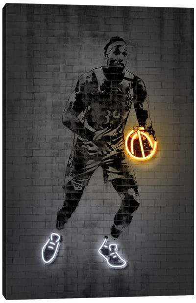 Dwight Howard Canvas Art Print - Basketball Art
