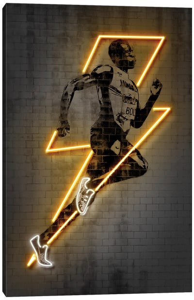 Usain Bolt Canvas Art Print - Sports Art