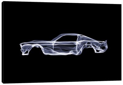 Ford Mustang Canvas Art Print - By Land